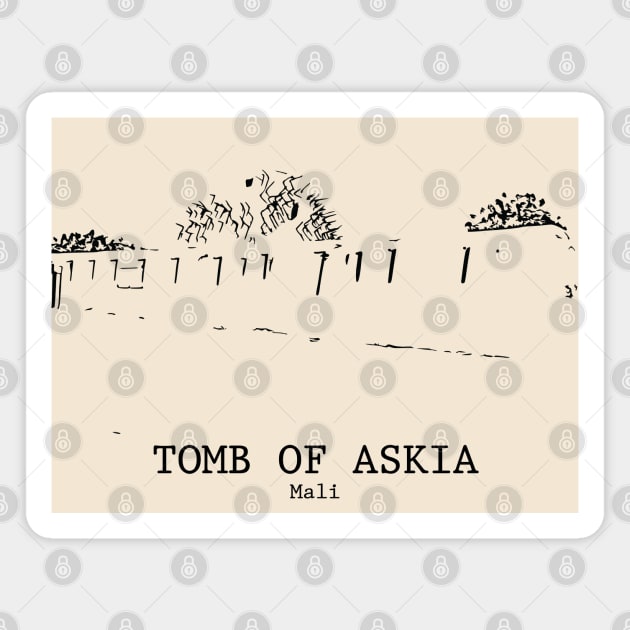 Tomb of Askia - Mali Magnet by Lakeric